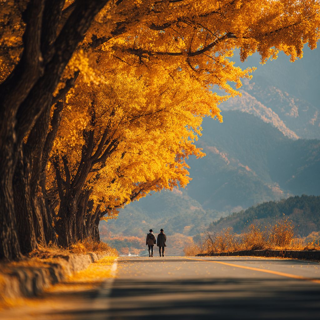 ✨ 코리아 그랜드 페스티벌 2025 — 할인 그 이상의 경제 실험 2 drunkenpainter26 autumn travel in Korea a couple walking along 35ec18c6 7c07 4958 ac15 f1a68c38d3a8